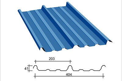 Colored Cold Corrugated Sheet