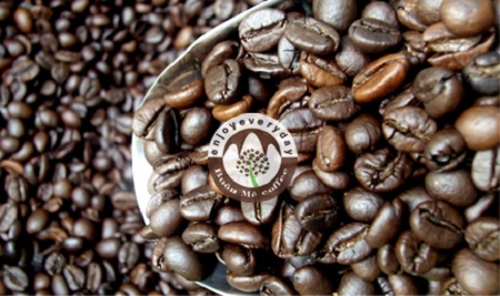 Pure Robusta coffee beans
