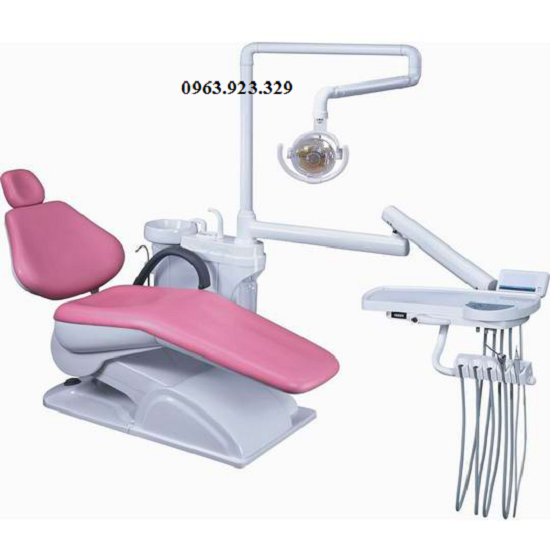 Pink dental chair