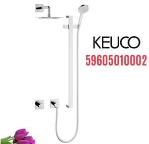 Keuco Ixmo Wall-Mounted Shower Set With Sliding ...