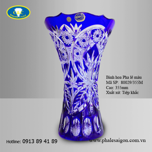 Bohemia crystal vase
