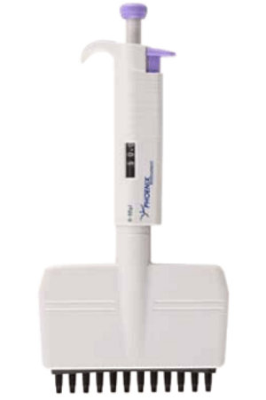 Micropipette 12 Channels Autoclave 0.5-10 Ul