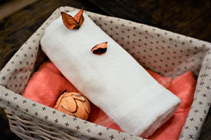 White Cotton Towel 34x34