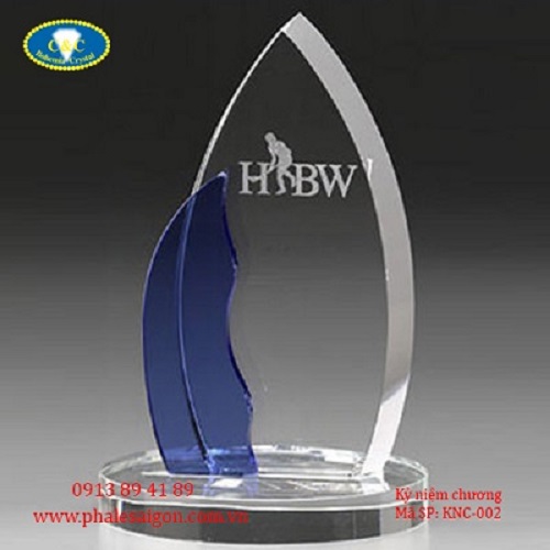 Crystal trophy