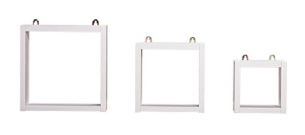 Square shelves set