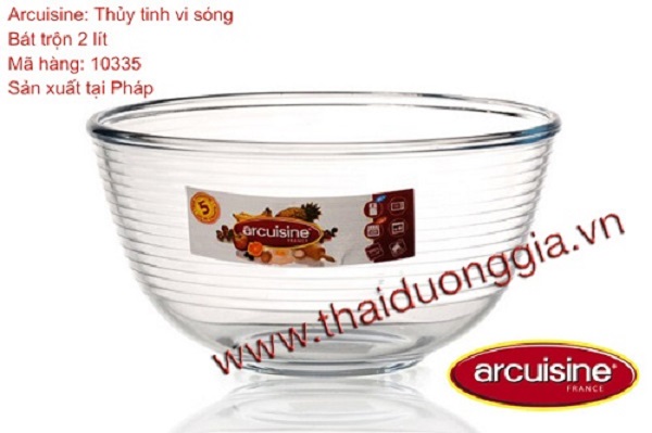 Large glass bowl