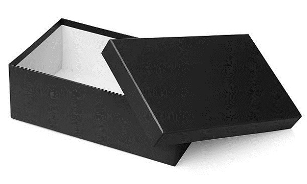 Offset printed shoe box
