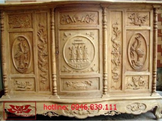 Wooden altar