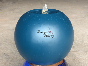 Blue Ball Polystone Fountain