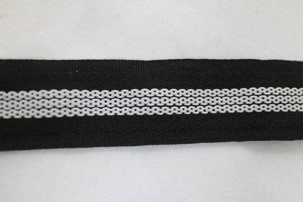 Embossed woven strap