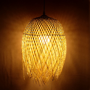Bamboo hanging lamp