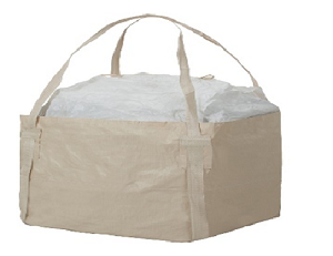 Square Jumbo Bag With Lid