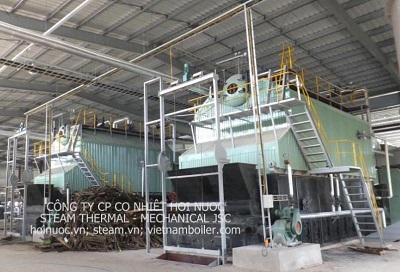 COAL BOILER ON CHAIN GRATE