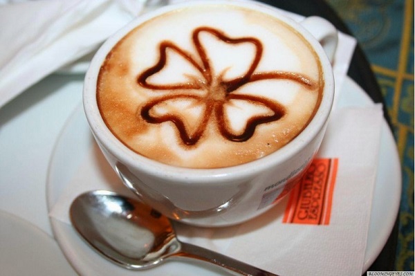 Durian cappuccino