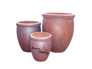 Dark Clay Planter