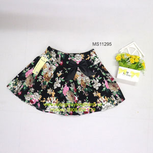 Girls Floral Skirt