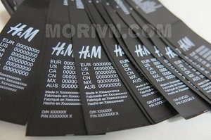Satin, Nylon, Cotton Fabric Labels