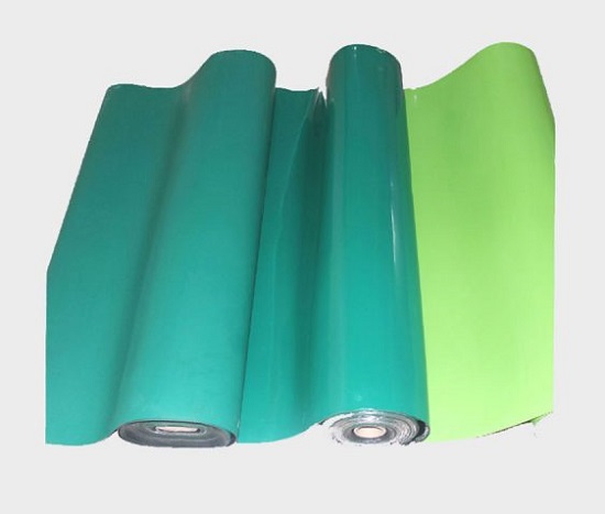 Antistatic rubber mats