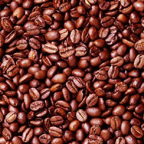 Roasted Robusta coffee beans