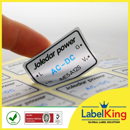 Silver Decal Sticker Printing