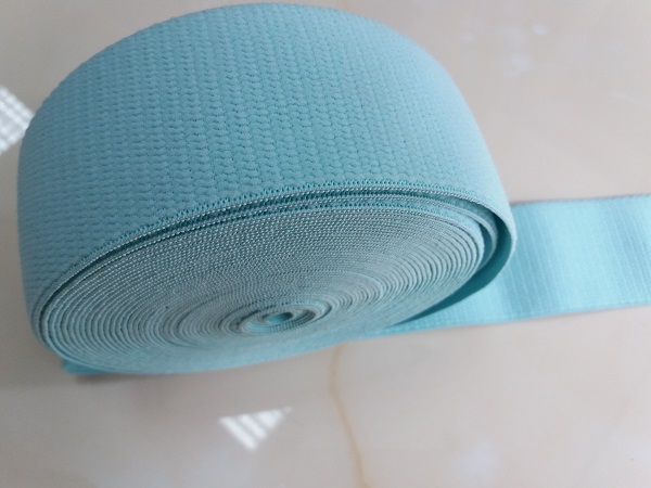 Blue cotton elastic strap