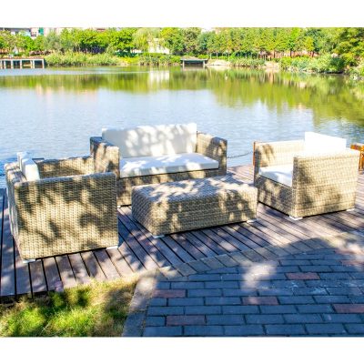 Garden Rattan Sofa Set