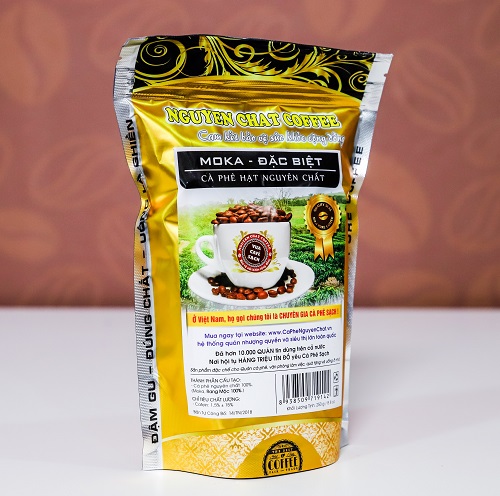 Pure Moka coffee beans