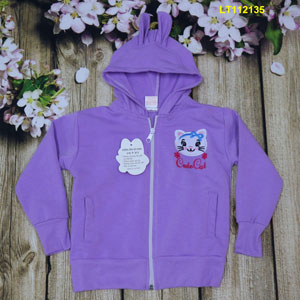 Hooded Baby Girl Coat