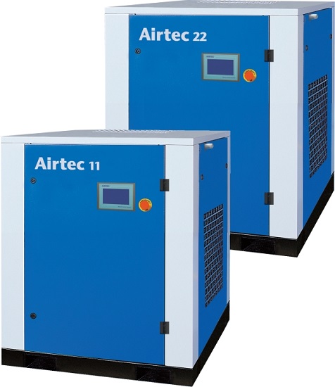 Wiring screw driving air compressor