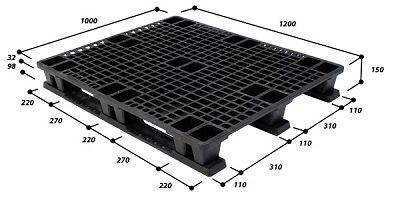 Black Plastic Pallet