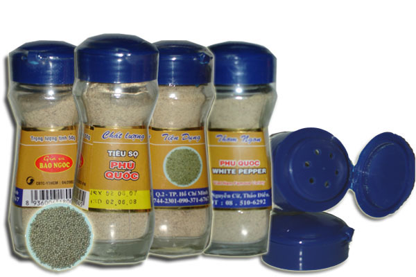 Minced white pepper