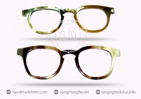 Horn glasses frames