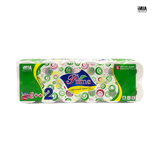 Prime Toilet Papers - 12 Rolls, 3 Layers, Glossy...
