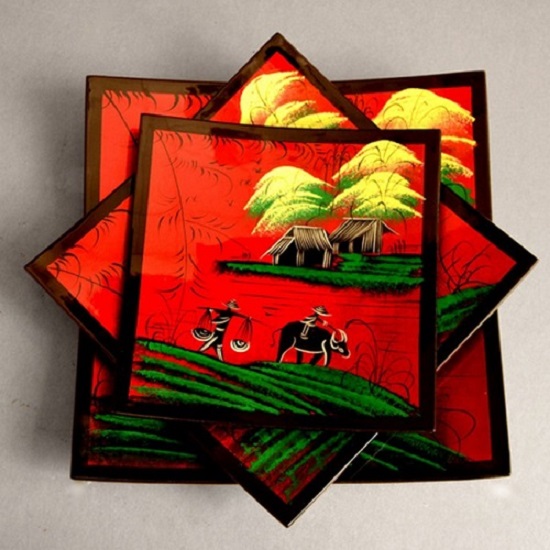 Lacquer plate