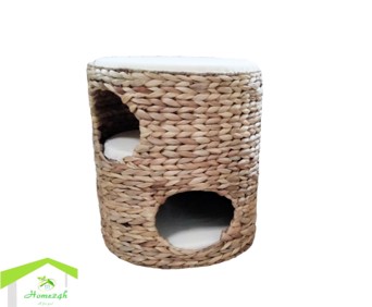 Water Hyacinth Wicker House for Tom Cat