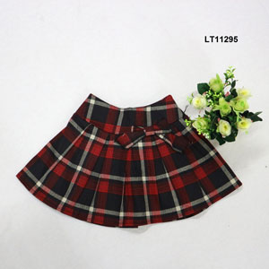 Checked Girls Skirt