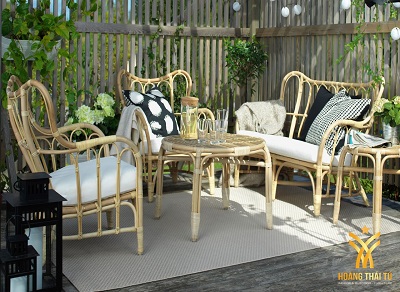 HTT - SFM323 Natural Rattan Sofa