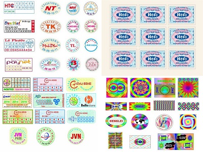 Warranty stamp printing