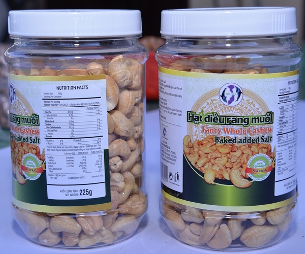 Salted roasted cashew nuts