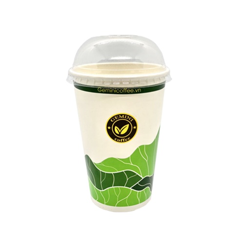 16 oz Paper Cup With Dome Lid