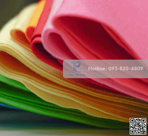 Handmade Colored Felt Fabric