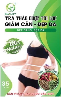 Herbal tea for weight reduction and skin enhancement