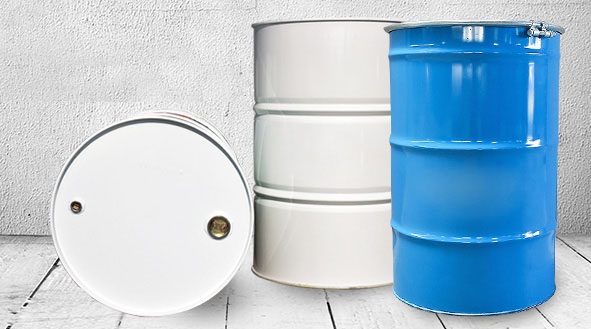 200-liter iron barrel with two small lids