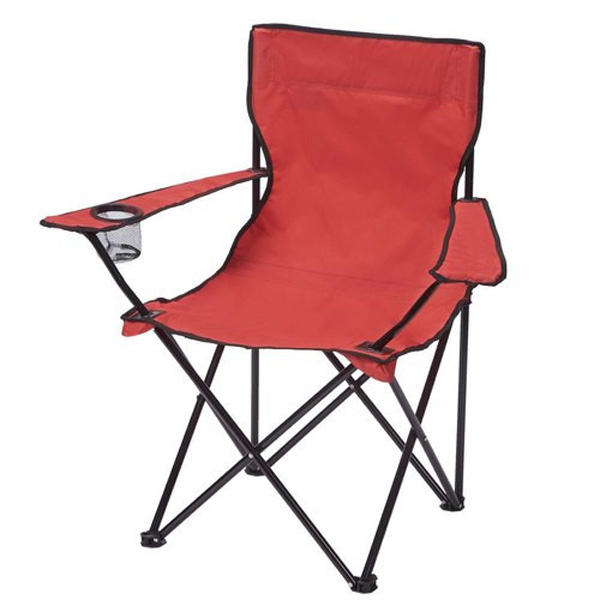 Iron frame chair paired with fabric