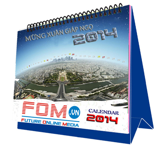 Printing of the new year calendar