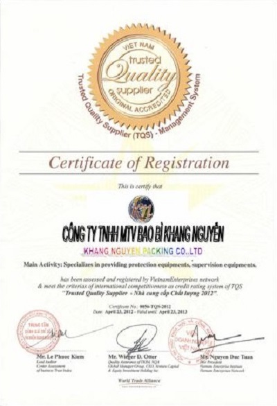 Certificates