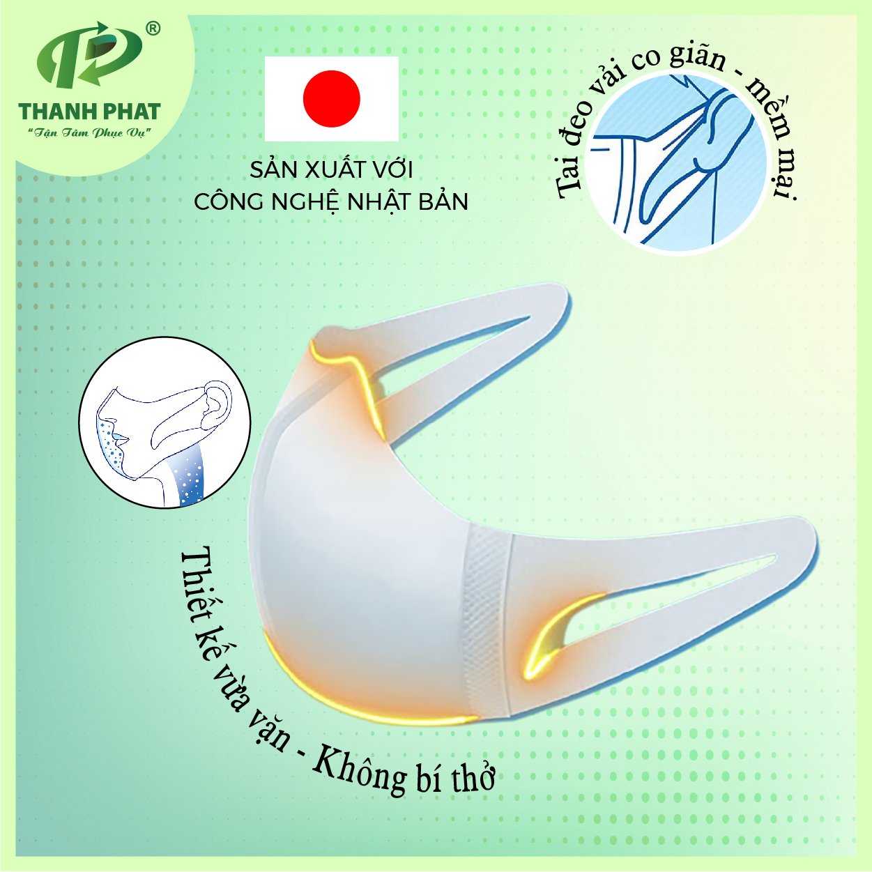 Hello Mask - Japanese 3D mask
