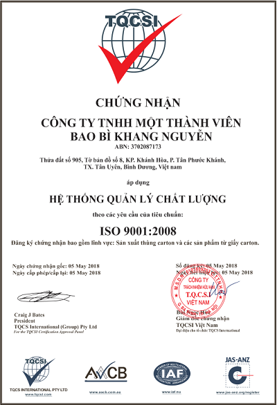 Certificates