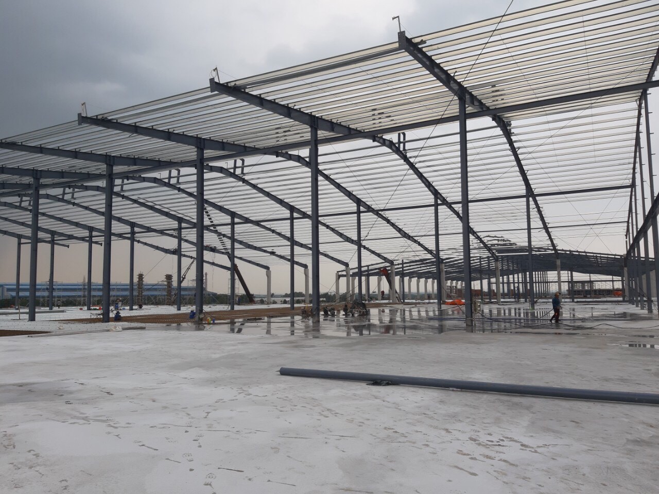 Manufacturing facility construction
