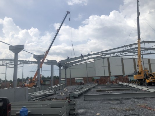 Manufacturing facility construction
